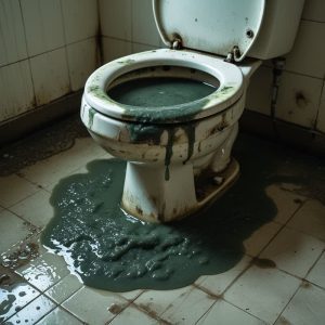 پرشدن توالت فرنگی