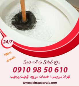 روش های رفع گرفتگی توالت فرنگی
